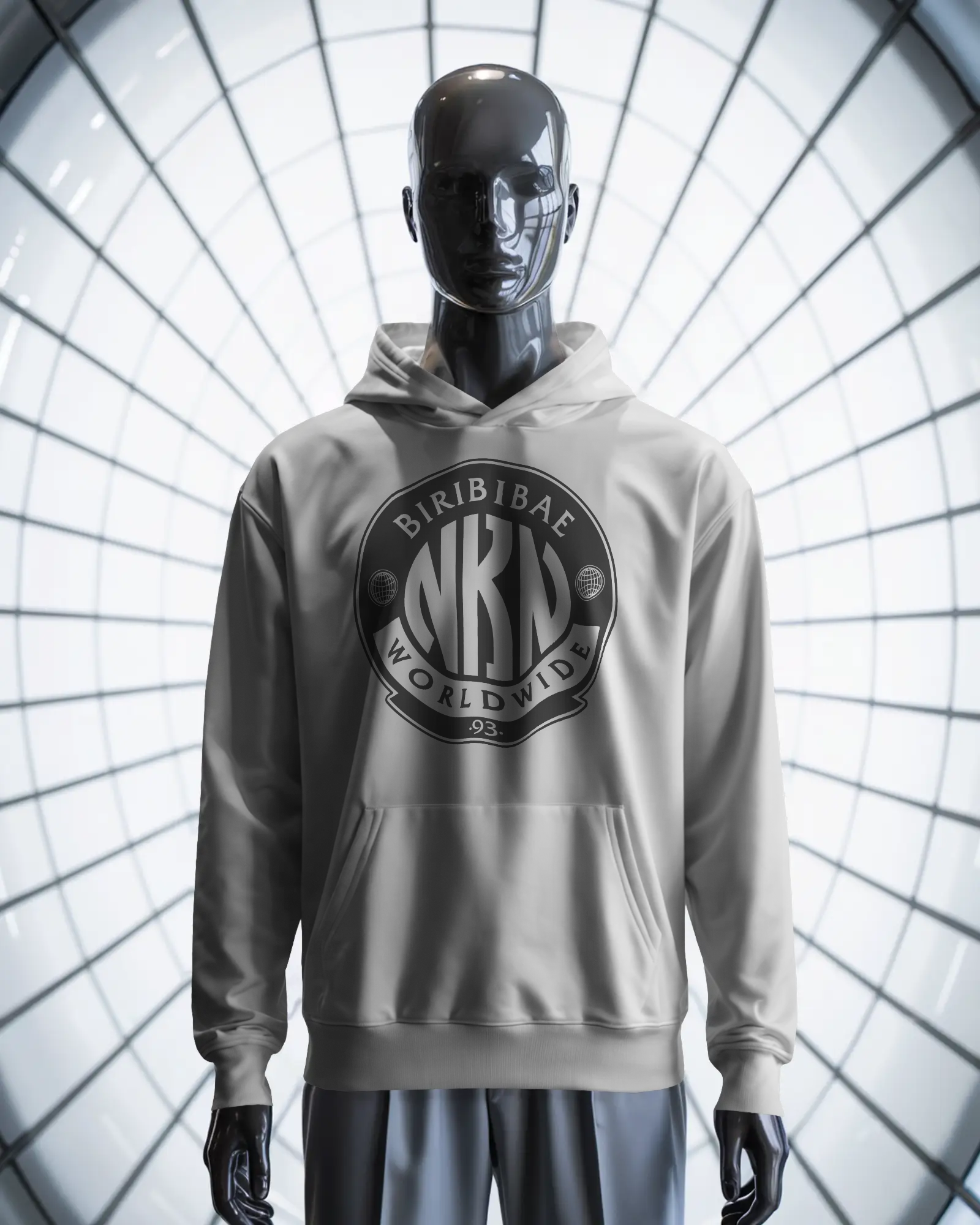 Sudadera Worldwide Blanca