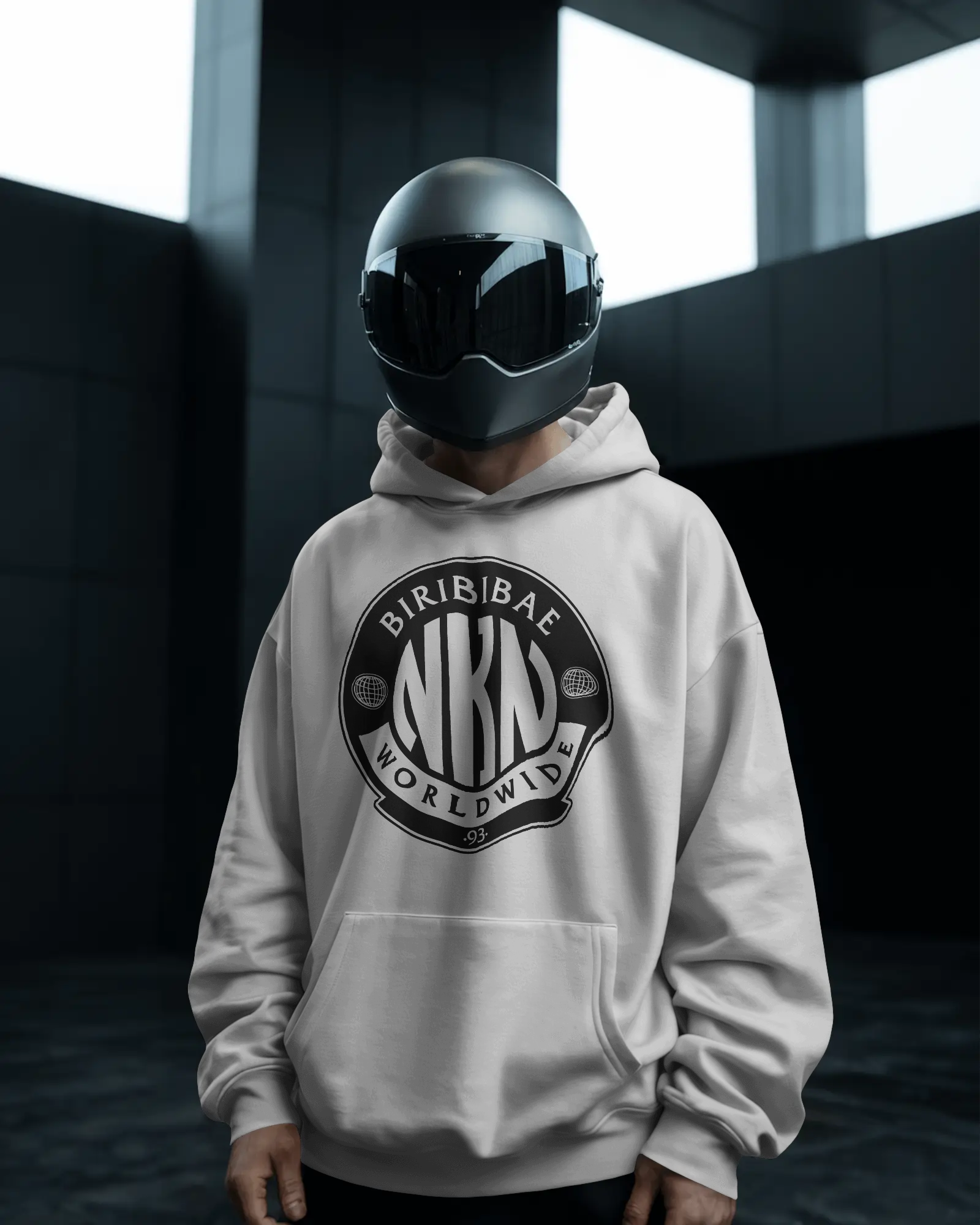 Sudadera Worldwide Blanca