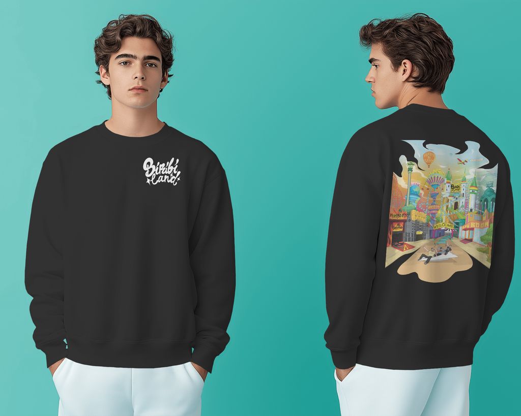 Sudadera Biribiland Negra
